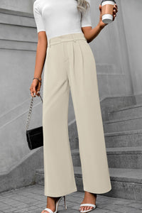 Pocketed High Waist Pants