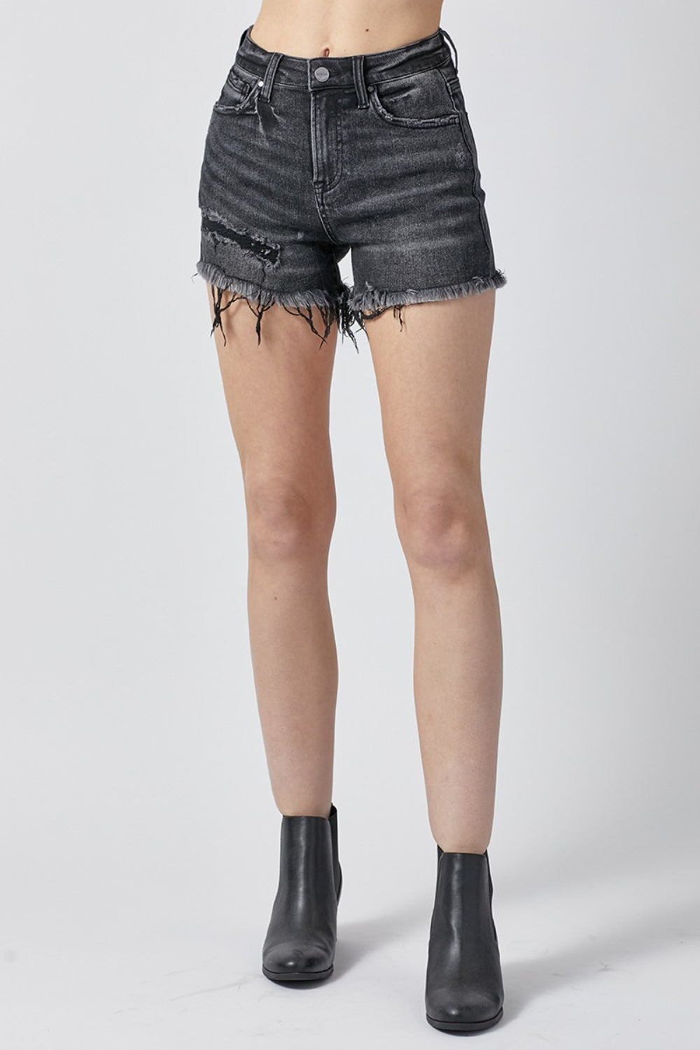 Raw Denim Shorts