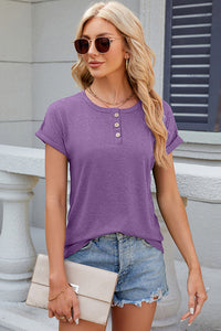 Round Neck Short Sleeve T-Shirt