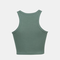 Round Neck Wide Strap Tank