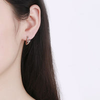 Alloy Irregular Heart Earrings