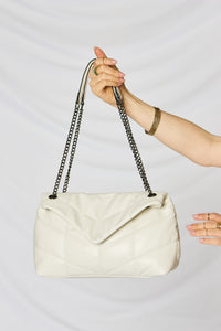 SHOMICO PU Leather Chain Handbag