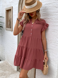 Tiered Mini Dress