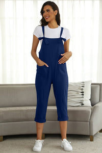 Full Size Square Neck Wide Strap Jumpsuit