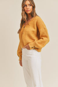 MABLE Long Sleeve Button Down Cardigan