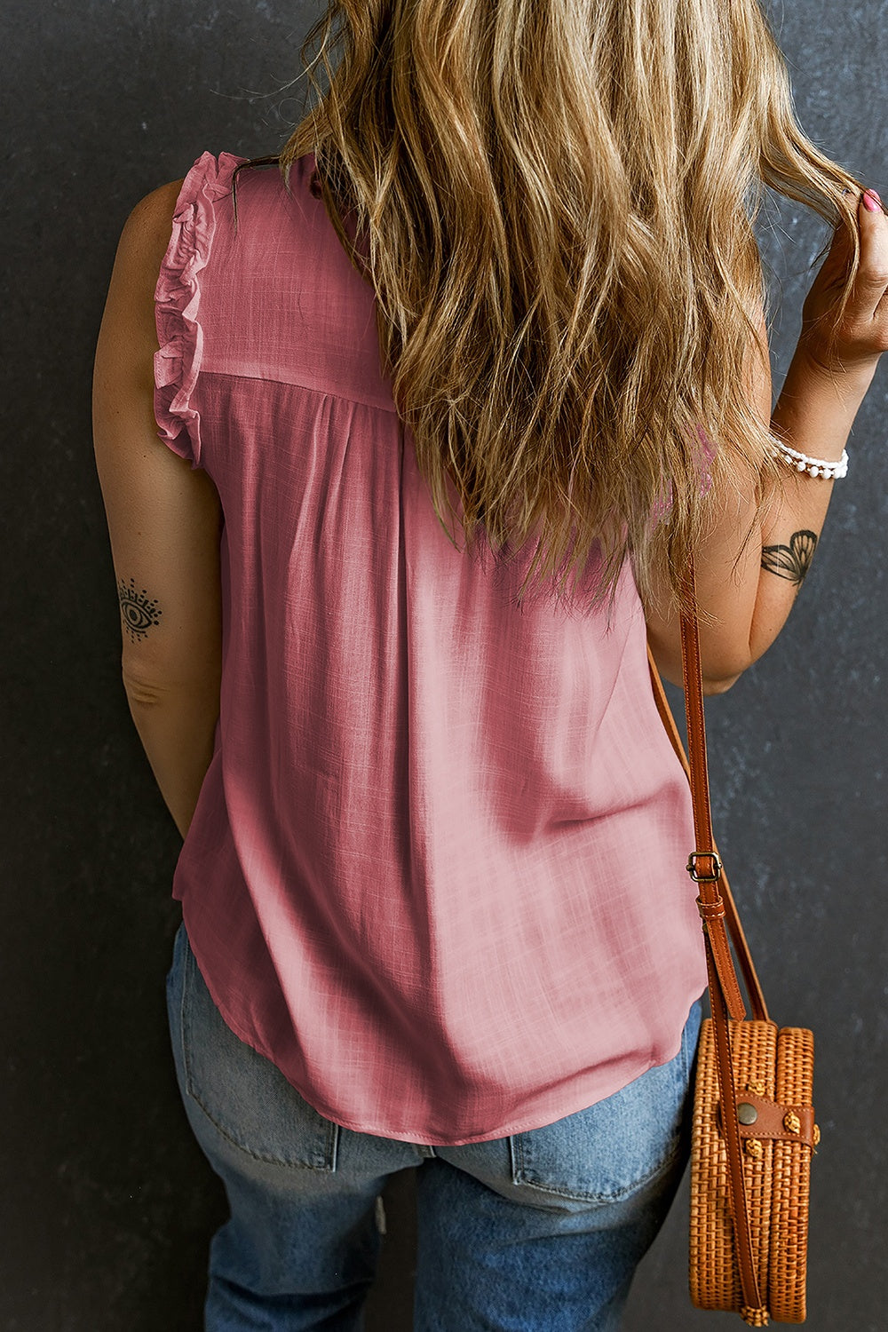 Frill Notched Tank