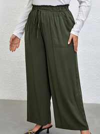 Tied Wide Leg Pants