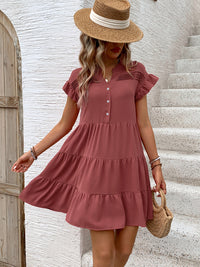 Tiered Mini Dress