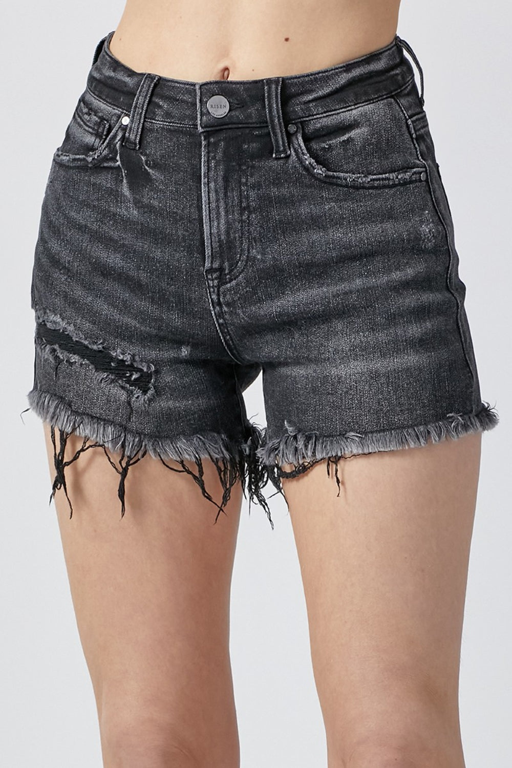 Raw Denim Shorts