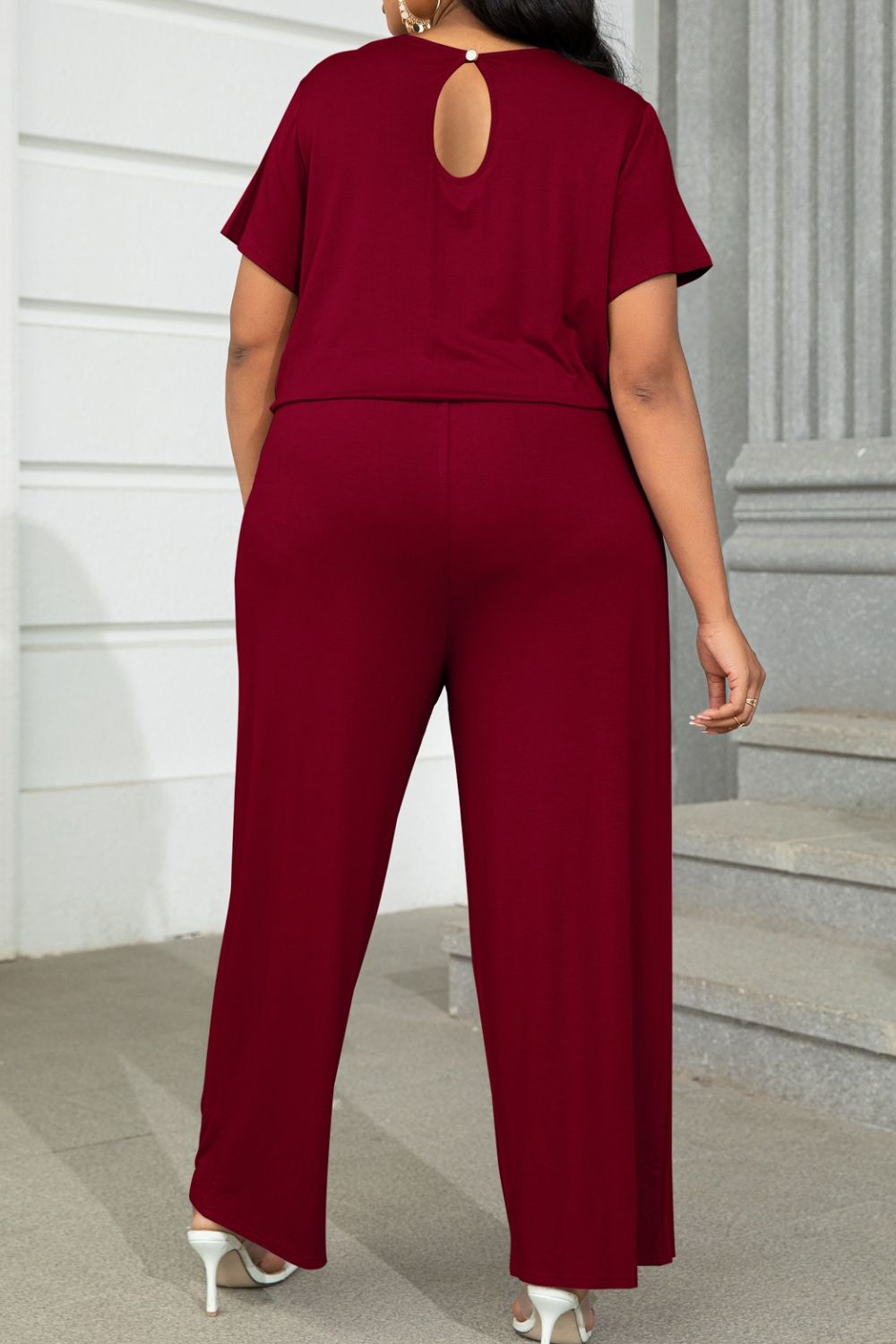 Short Sleeve Jumpsuit