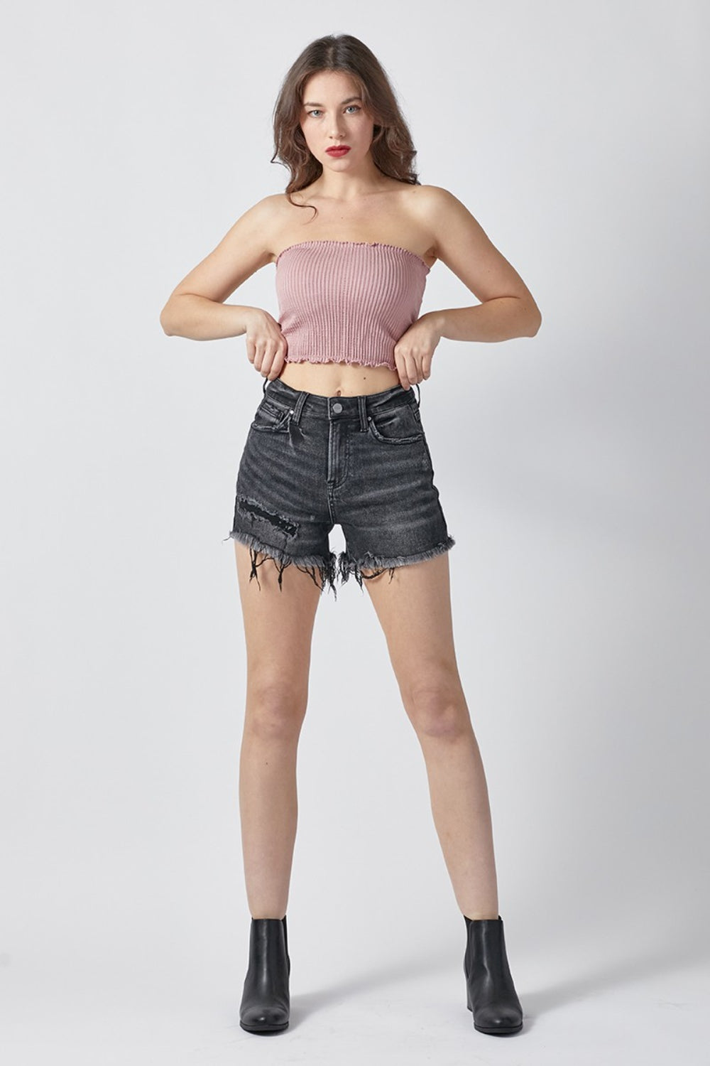 Raw Denim Shorts