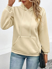 Long Sleeve Front Pocket Hoodie