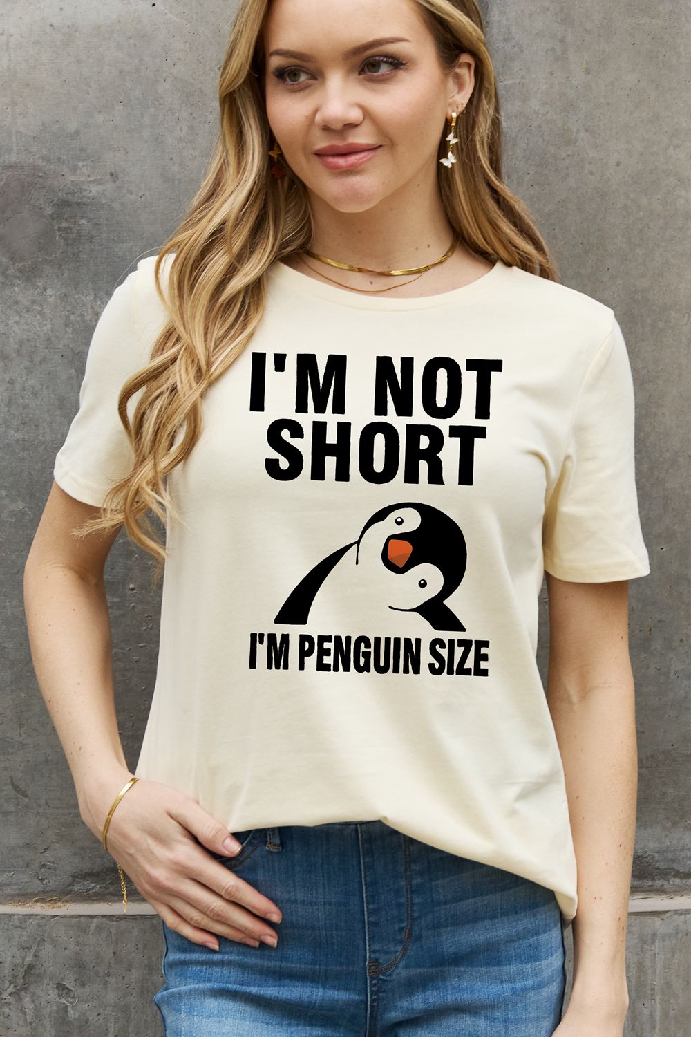 Penguin Size Cotton Tee