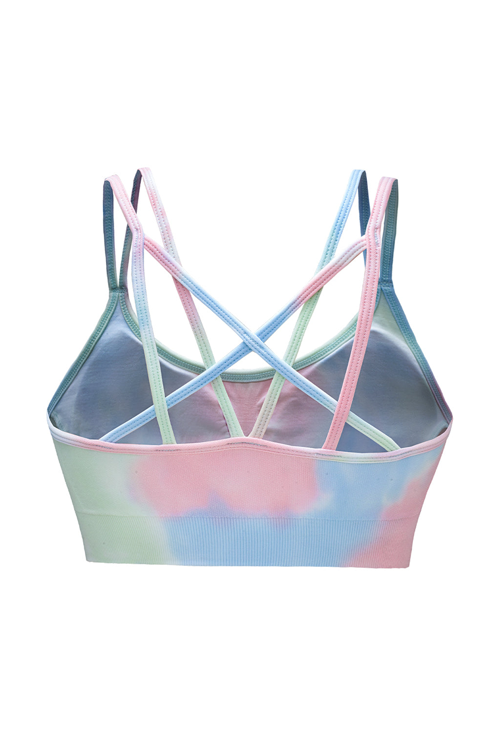 Tie-Dye  Double-Strap Sports Top