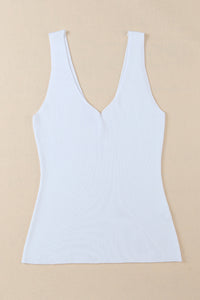 V-Neck Wide Strap Tank