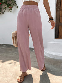 Full Size High Waist Wide Leg Pants