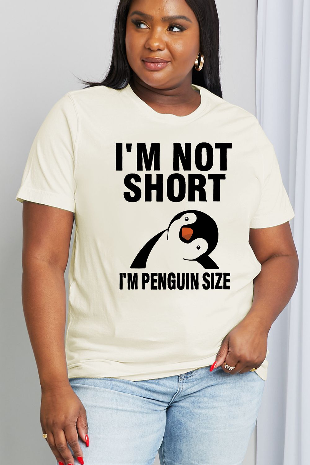 Penguin Size Cotton Tee