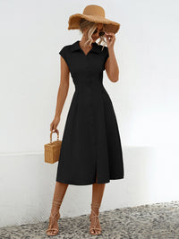 Button Up Midi Dress