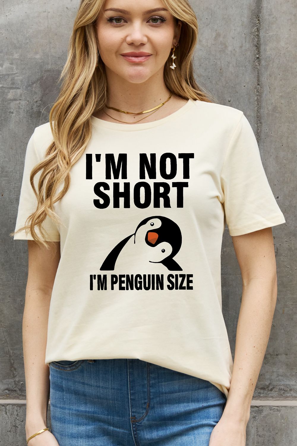 Penguin Size Cotton Tee