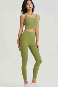 Wide Waistband Sports Leggings